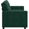Dvivietė sofa, tamsiai žalia, 180x78x84 cm, aksomas