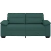 Dvivietė sofa, tamsiai žalia, 180x81x84 cm, audinys