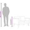 Dvivietė sofa, taupe spalvos, audinys