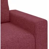 Dvivietė sofa, vyno raudonumo, 160x77x82 cm, audinys