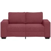 Dvivietė sofa, vyno raudonumo, 160x77x82 cm, audinys