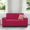 Dvivietė sofa, vyno raudonumo, 160x78x84 cm, aksominė