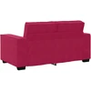 Dvivietė sofa, vyno raudonumo, 160x78x84 cm, aksominė