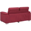 Dvivietė sofa, vyno raudonumo, 160x81x84 cm, dirbtinė oda
