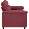 Dvivietė sofa, vyno raudonumo, 160x81x84 cm, audinys