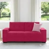 Dvivietė sofa, vyno raudonumo, 180x77x82 cm, aksominė