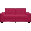 Dvivietė sofa, vyno raudonumo, 180x77x82 cm, aksominė