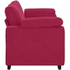 Dvivietė sofa, vyno raudonumo, 180x77x82 cm, aksominė
