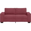 Dvivietė sofa, vyno raudonumo, 180x77x82 cm, audinys