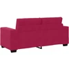 Dvivietė sofa, vyno raudonumo, 180x77x82 cm, aksominė