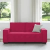 Dvivietė sofa, vyno raudonumo, 180x78x84 cm, aksominė