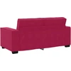 Dvivietė sofa, vyno raudonumo, 180x78x84 cm, aksominė