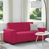 Dvivietė sofa, vyno raudonumo, 180x78x84 cm, aksominė