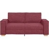 Dvivietė sofa, vyno raudonumo, 180x78x84 cm, audinys