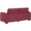 Dvivietė sofa, vyno raudonumo, 180x81x84 cm, audinys