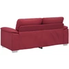 Dvivietė sofa, vyno raudonumo, 180x81x84 cm, dirbtinė oda