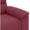 Dvivietė sofa, vyno raudonumo, 180x81x84 cm, audinys