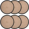 Džiuto paveikslai 6 pcs Natūrali ir juoda Ø 30 cm