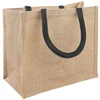 Džiuto piniginės 10 pcs Natūrali ir juoda 26 x 22 x 14 cm