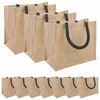 Džiuto piniginės 10 pcs Natūrali ir juoda 26 x 22 x 14 cm