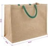Džiuto piniginės 10 pcs Natūrali ir žalia 42 x 33 x 19 cm