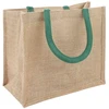 Džiuto piniginės 5 pcs Natūrali ir žalia 26 x 22 x 14 cm