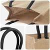Džiuto piniginės 50 pcs Natūrali ir juoda 26 x 22 x 14 cm