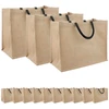 Džiuto piniginės 50 pcs Natūrali ir juoda 42 x 33 x 19 cm