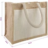 Džiuto rankinės su kišene 10 pcs 26 x 22 x 14 cm