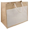 Džiuto rankinės su kišene 10 pcs 42 x 33 x 19 cm
