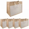 Džiuto rankinės su kišene 5 pcs 42 x 33 x 19 cm