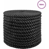 Džiuto virvė 16 mm Juoda 100% Tossa jutas
