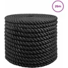 Džiuto virvė 20 mm Juoda 100% Tossa jutas