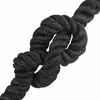 Džiuto virvė 24 mm Juoda 100% Tossa jutas