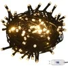 Eglutės žaisliukų rinkinys su viršūne ir 300 LED, 120 dalių