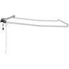 Manual Awning Frame with Solar LED 3,5 x 2,5 m Balta