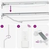 Elektrinė ištraukiama pavėsinė Antracito ir baltos 3 x 2,5 m
