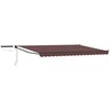 Elektrinė ištraukiama pavėsinė Ruda ir antracito 4,5 × 3 m