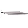 Elektrinė ištraukiama pavėsinė 4 × 3 m Poliesteris su PU danga