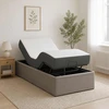 Elektrinis reguliuojamas lovos rėmas Taupe 200 x 100 x 33,5 cm