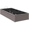 Elektrinis reguliuojamas lovos rėmas Taupe 200 x 100 x 33,5 cm