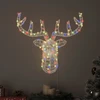 Elnių Galva 140 LED spalvingas 68 x 36,5 x 62,5 cm Akrilas