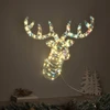 Elnių tempimo roges 140 LED Šilta balta 68 x 36.5 x 62.5 cm PET