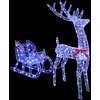 Elnių tempimo roges Mėlyna 70 x 24 x 128 cm Akrilas 200 LED