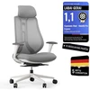 Ergonix OmniSit Pro Pilka Ergonominė Biuro kėdė 150 kg. | 5 metų garantija