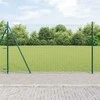 Eurų tvora su betono baze 25 x 1,2 m PVC dengtas plienas Žalia