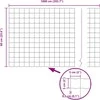 Euro tvoros su stulpu 10 x 0,6 m Galvanizuotas plienas