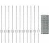 Euro tvoros su stulpu 25 x 0,6 m Galvanizuotas plienas