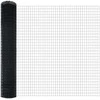 Euro tvora 1,5 x 10 m PVC padengta geležis Pilka