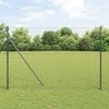 Euro tvora 1,6 x 10 m PVC padengta geležis Pilka